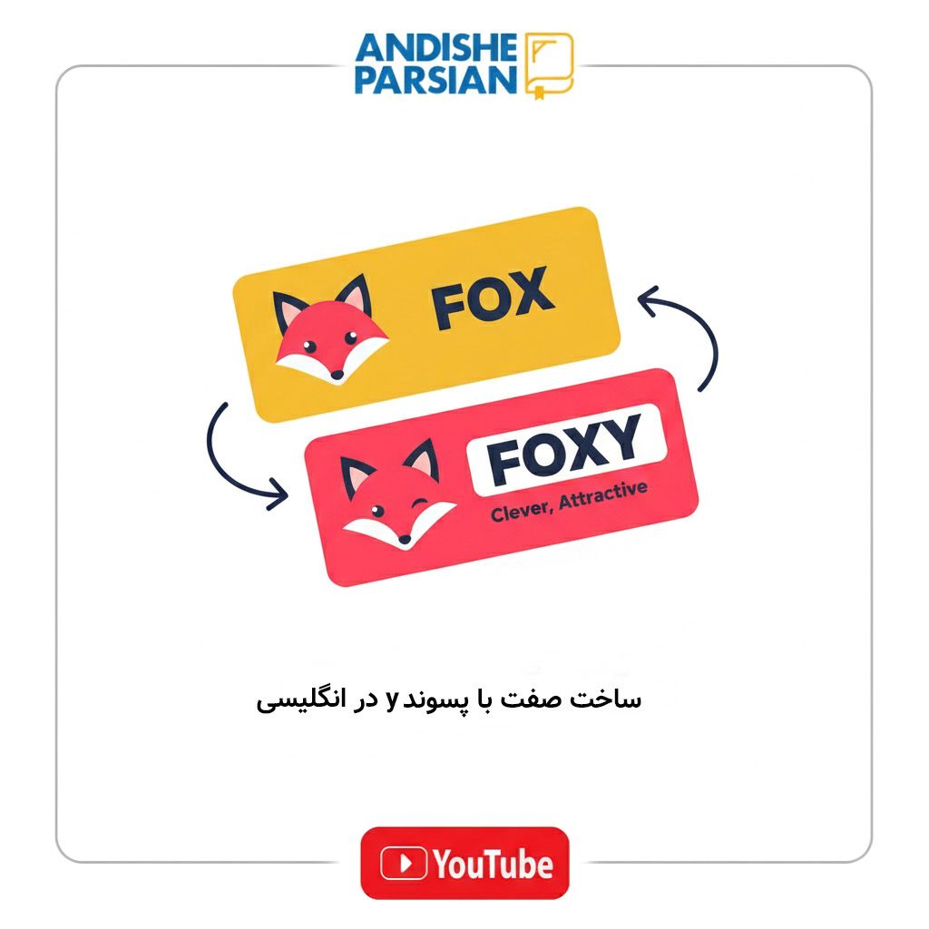 ساخت صفت با پسوند -y در انگلیسی