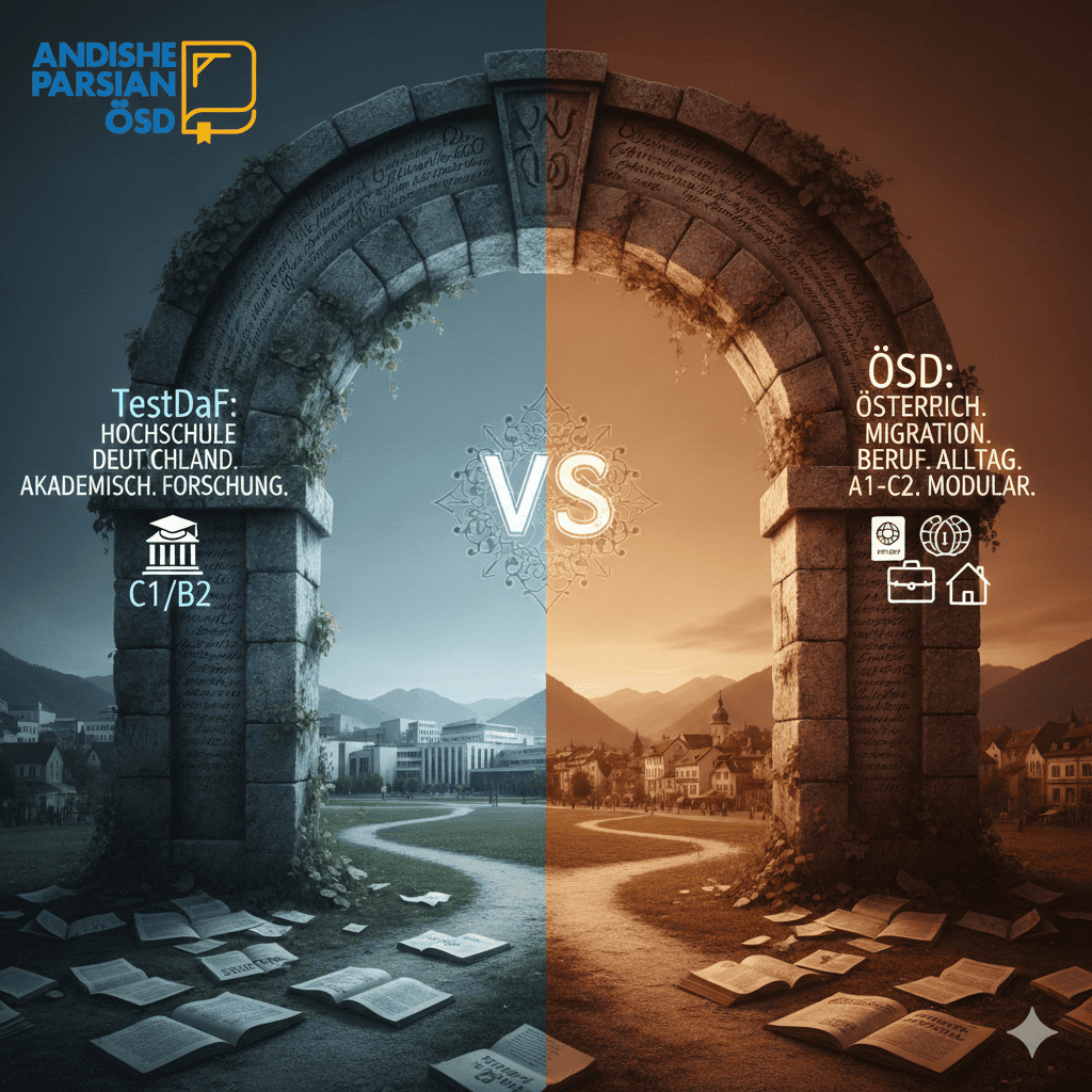 تفاوت TestDaF و ÖSD